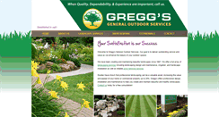 Desktop Screenshot of greggslandscaping.com